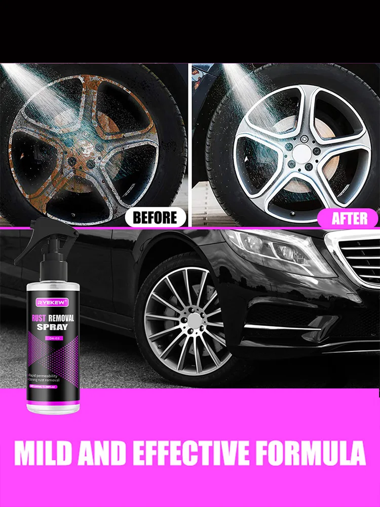 

Новый очиститель для автомобильных дисков, многофункциональное средство для удаления ржавчины, защита от тормозной краски, удаление металлической пыли и железного порошка, спрей для ухода за хромированными деталями автомобиля