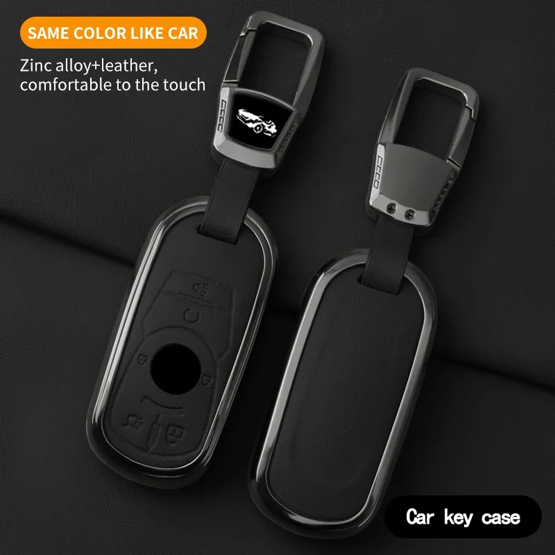 

Car For Buick Key Cover Protection Shells Case Enclave Encore GX Envision Lacrosse Regal Tours A Auto Interior Leather Metal