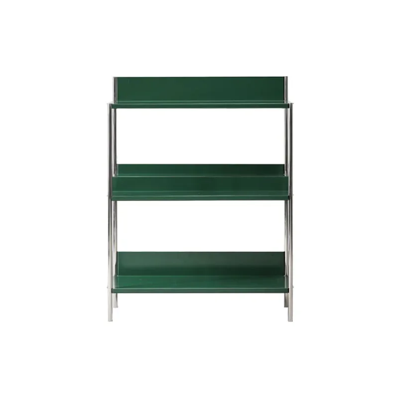 Nordic minimalist small apartment creative shelf display stand household living room metal iron multi-layer shelf combination
