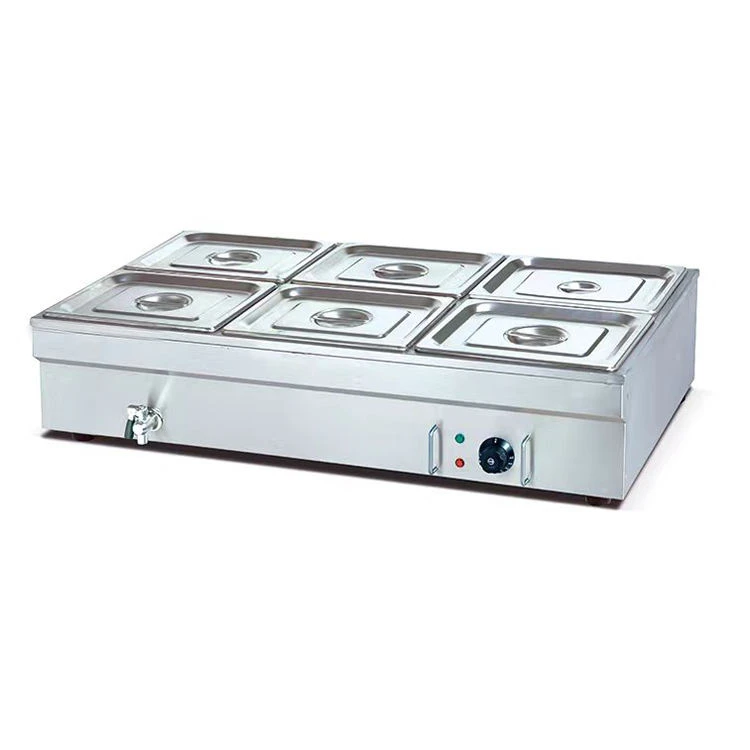 

High Grade Stainless Steel Electric Bain Marie Countertop Hot Food Warmer GN Pan Heat Preservation Machine for Hotel /shopp