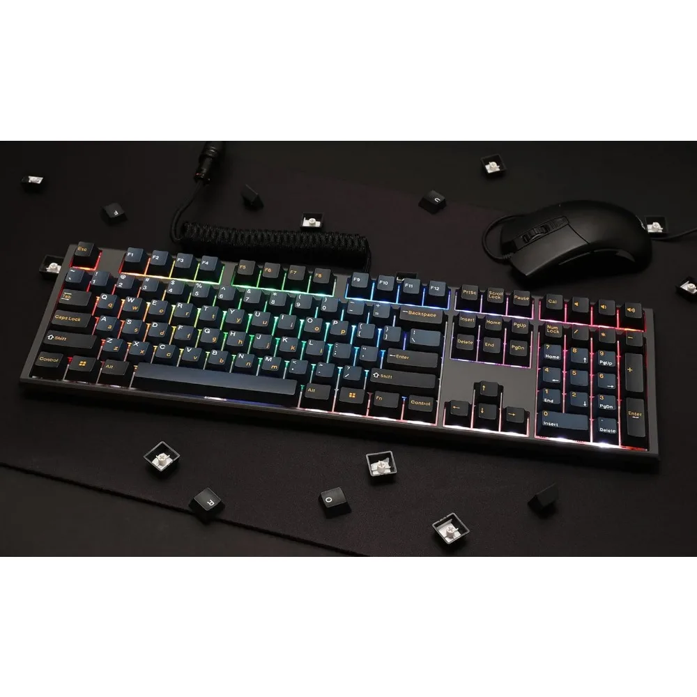 One 3 Pro Nazca 8K Hotswap RGB Triple Shot PBT Mechanical Keyboard - Cherry MX2A Speed Silver