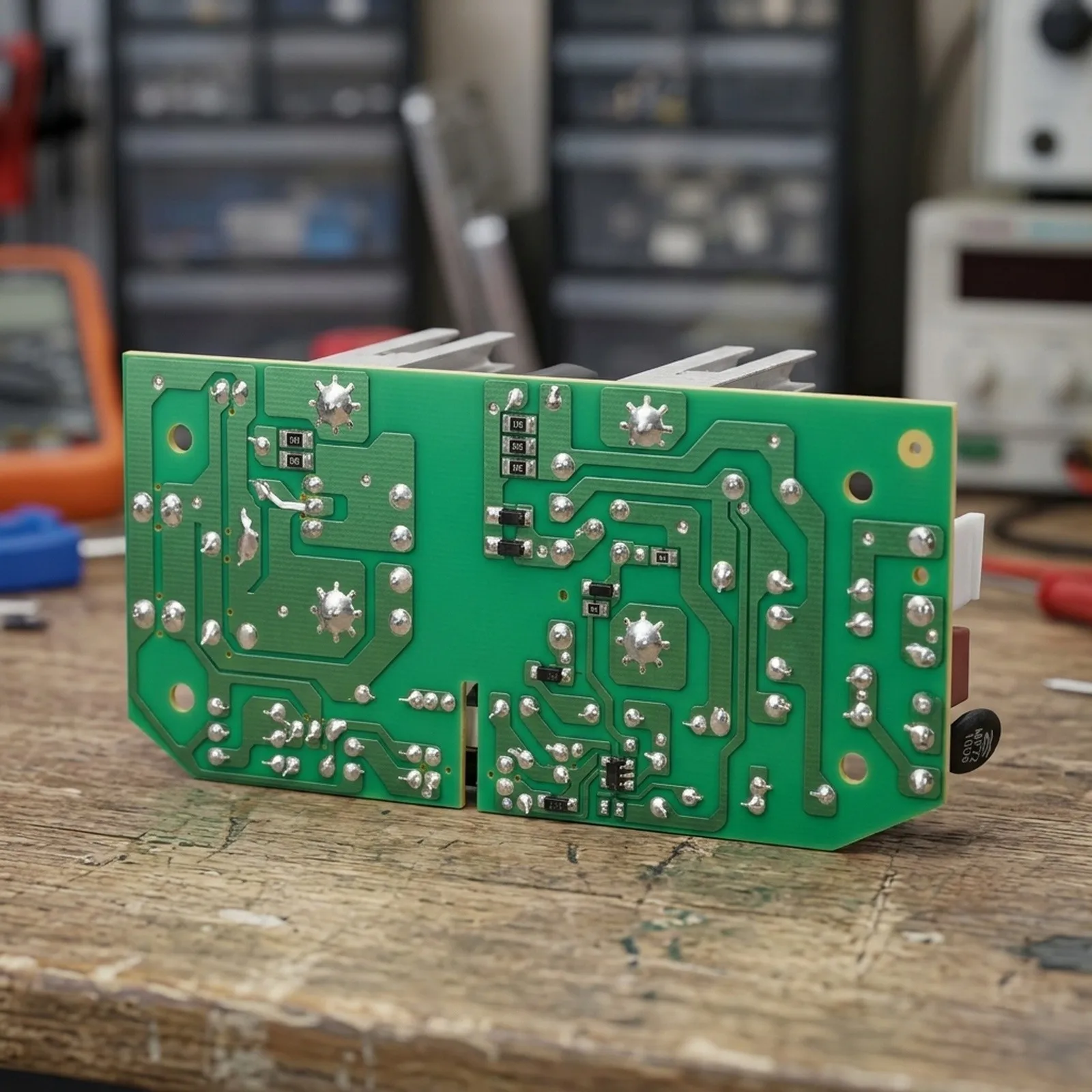 Car Refrigerator Power Converter 12V DC 5A Output AC220 240V Input 60W Rated Power 11.35x5.25x3.3cm PCB Construction
