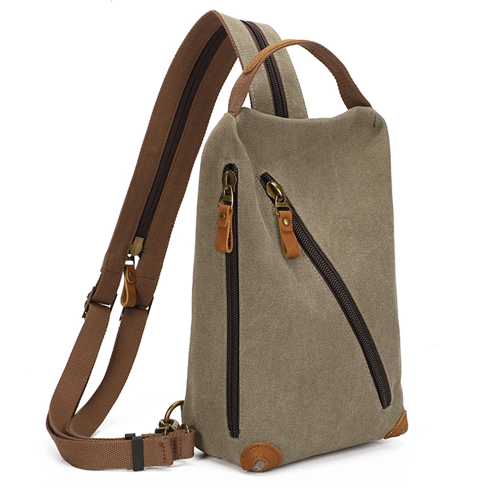 Kl928 Canvas Schulter tasche-kleiner Umhängetasche Schulter lässig Tages rucksack Rucksack für Männer Frauen