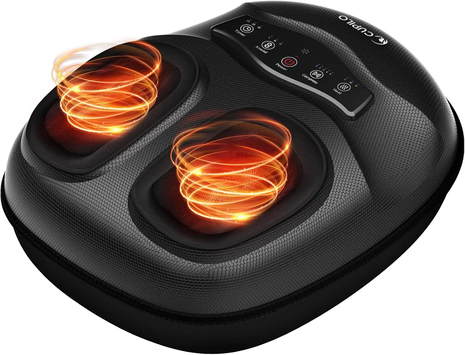 Heated Shiatsu Foot Massager for Pain Relief, 5 Compression Levels, FSA HSA Eligible, Perfect Gift