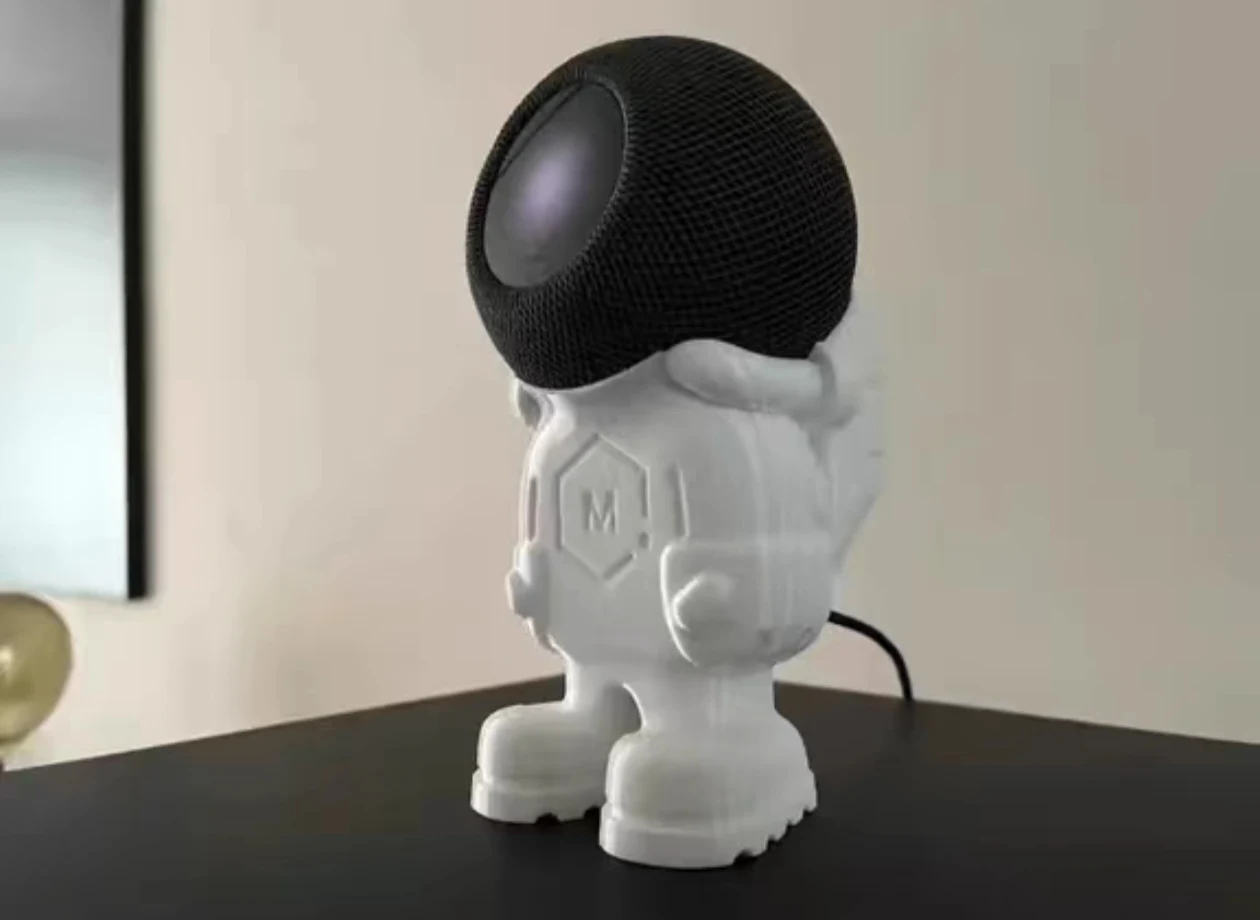 Creative  HomePod Speaker Stand Desktop Audio Display Astronaut New Model Fruit Themed Home Storage Organizer