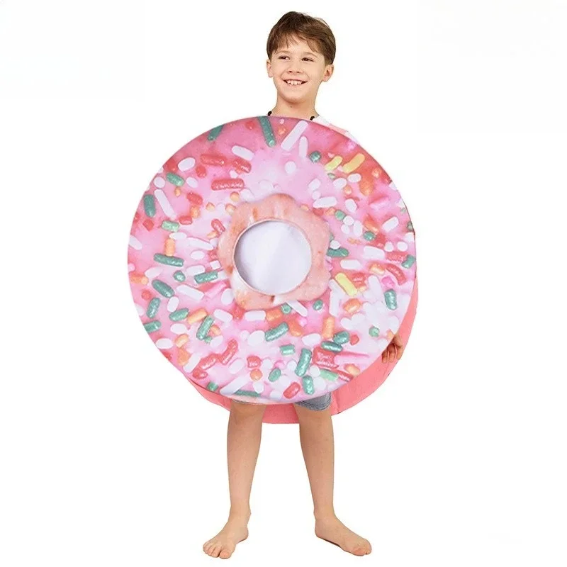 مضحك دونات تأثيري حلي الأطعمة كوس حللا الإسفنج الدعاوى للفتيات الفتيان هالوين كرنفال حفلات عروض المسرح المدرسية