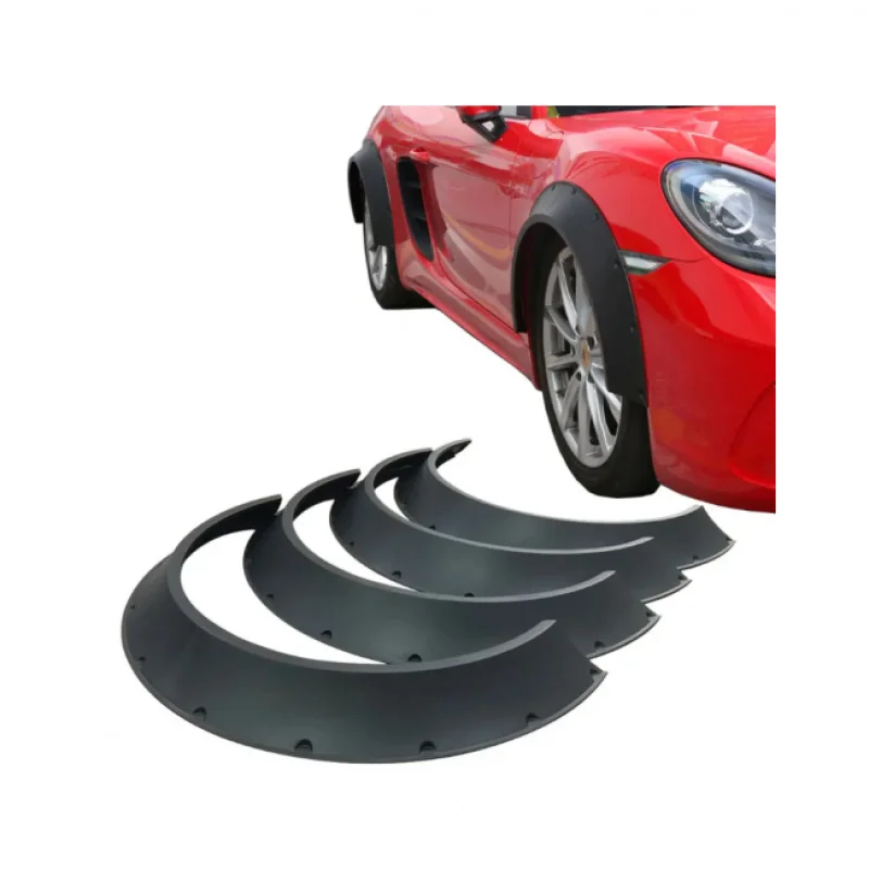 

Оптовая продажа, 4 шт./компл., универсальная хромированная черная декоративная полоса из углеродного волокна, расклешенные крылья автомобиля, арка колеса, автоаксессуары, лента