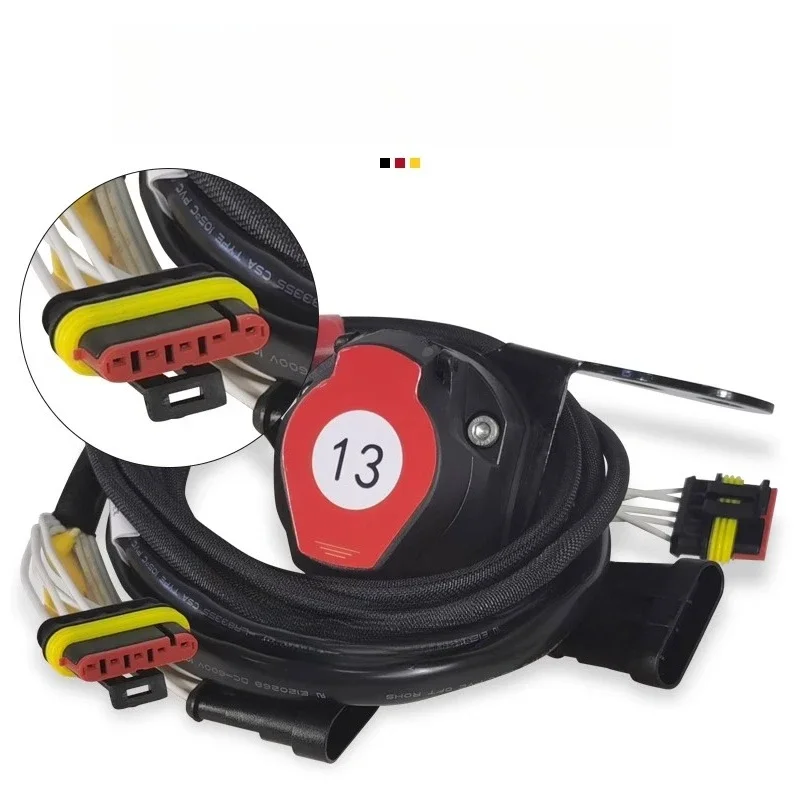 

Assembly RV trailer European and American 7-core 13-pin connector socket head