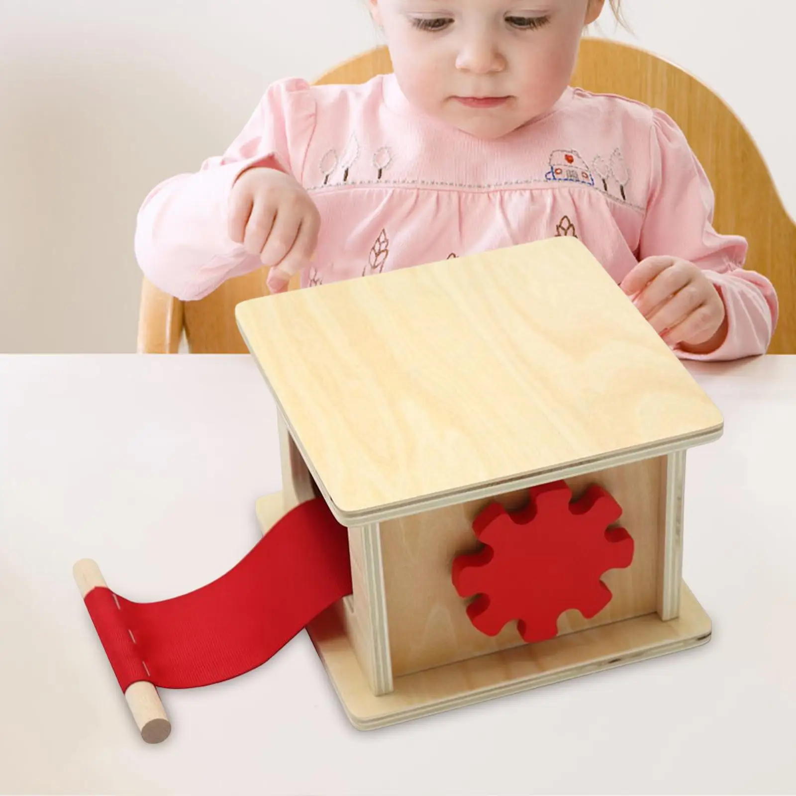 

Toy Early Educational Toys, Enlightenment Fabric Winder Toy Teaching Aids for 5 6 Unisex Children Boys Birthday Gifts
