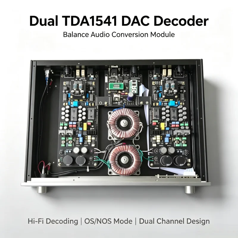Balance Two Dual TDA1541 DAC Decoders for 1541 OS/NOS 1865 OS/NOS