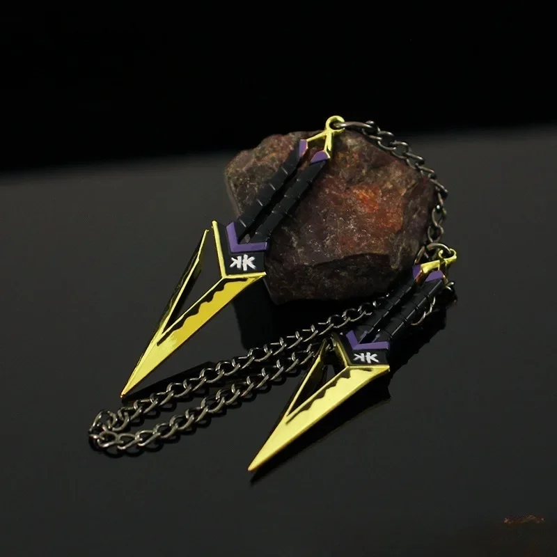 7 ซม.Valorant อาวุธ Kuronami ไม่มี Yaiba เกม Ninja Melee ดาบอาวุธโลหะชุดอุปกรณ์เสริมเครื่องประดับของขวัญของเล่นเด็ก