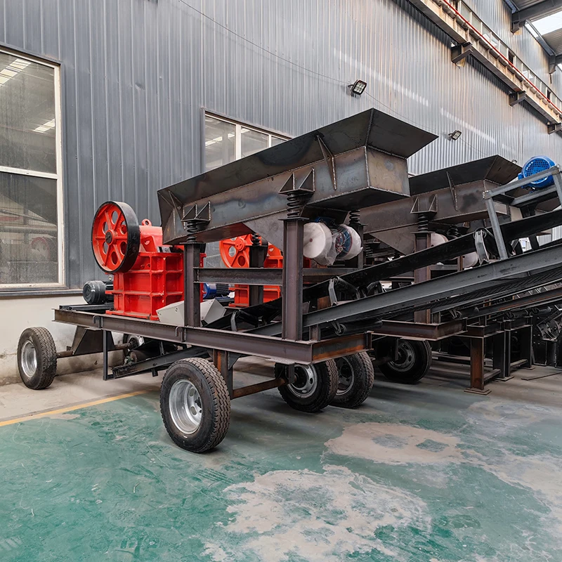 Small Mobile Stone Crusher Factory Customization Service of 150*250 Jaw Crusher with Sieve Machine