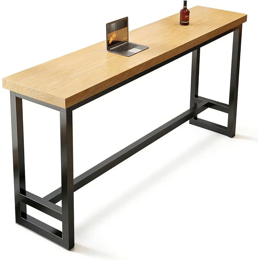 

41, барный стол из массива дерева для кухни, гостиной или небольших помещений