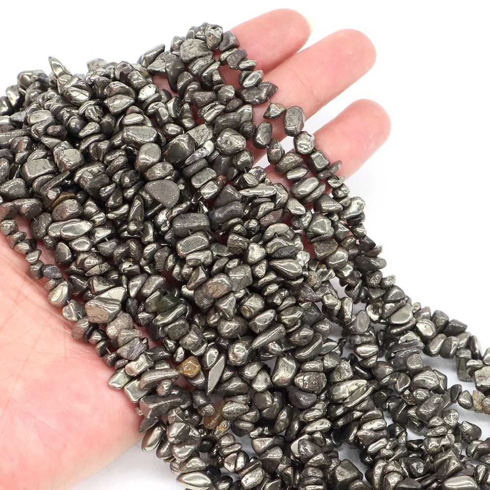16/32 дюйма натуральный пирит камень чипсы бусины нерегулярный гравий драгоценный камень бусина для изготовления ювелирных изделий DIY браслет ожерелье аксессуары 16/32 дюйма натуральный пирит камень чипсы бусины нерегулярный гравий драгоценный камень бусина для изготовления ювелирных изделий DIY браслет ожерелье аксессуары