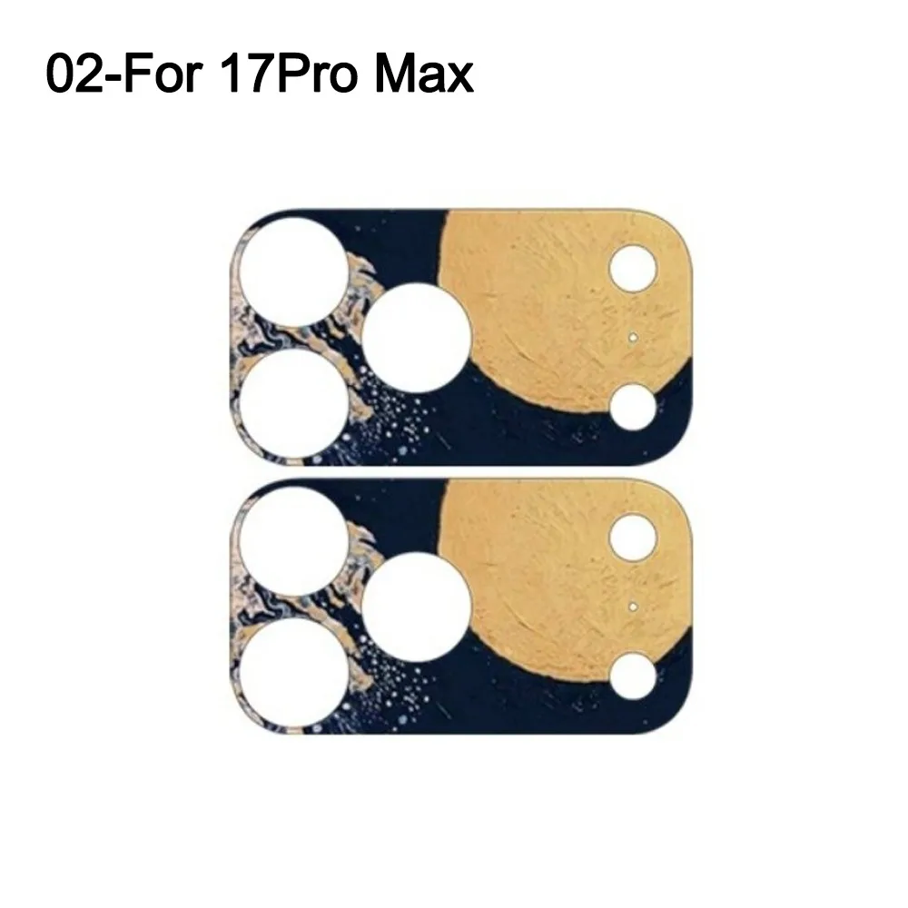 2PCS Full Cover Lens Protector Anti Scratch Matte Frosted Camera Lens Cover Camera Protector for iPhone 17 Pro Max 17Pro
