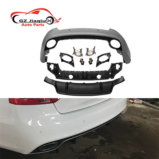 Professional Upgrade Model 08-16 Rear Bumper Surround for Audis A5 Dedicated RS5 Retrofit with New Condition