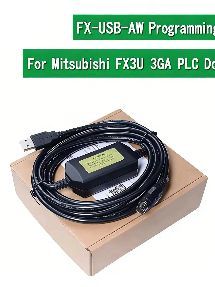 

FX-USB-AW Programming Cable for Mitsubishi FX3UC FX3G FX3SA PLC