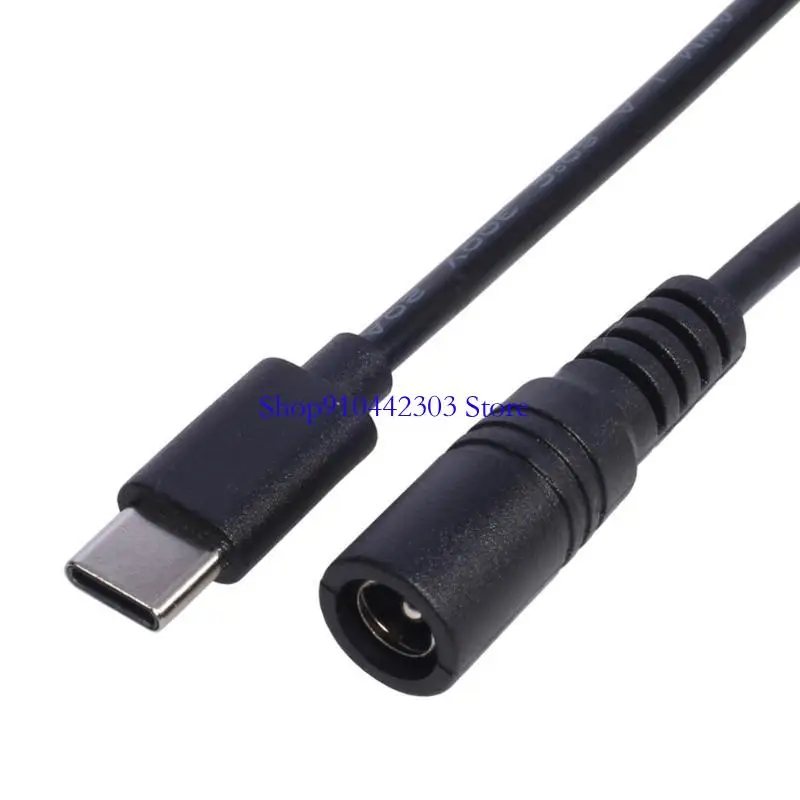 

L4MD 5.5x2.1mm Female to Type-C Barrel 5V Power Cable for LCD Monitor Radio