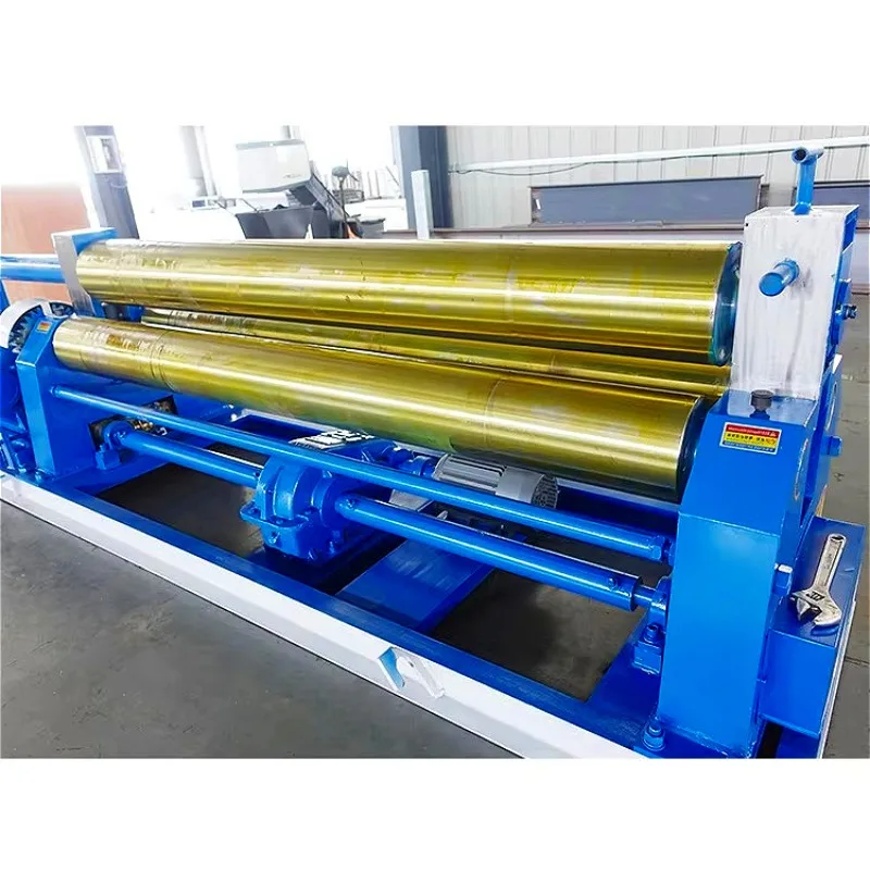 CNC Plate Bending Machine 3 Roller Symmetrical CNC Hydraulic Bender Customized 8mm 2500mm For Auto Chassis Metal Fabrication