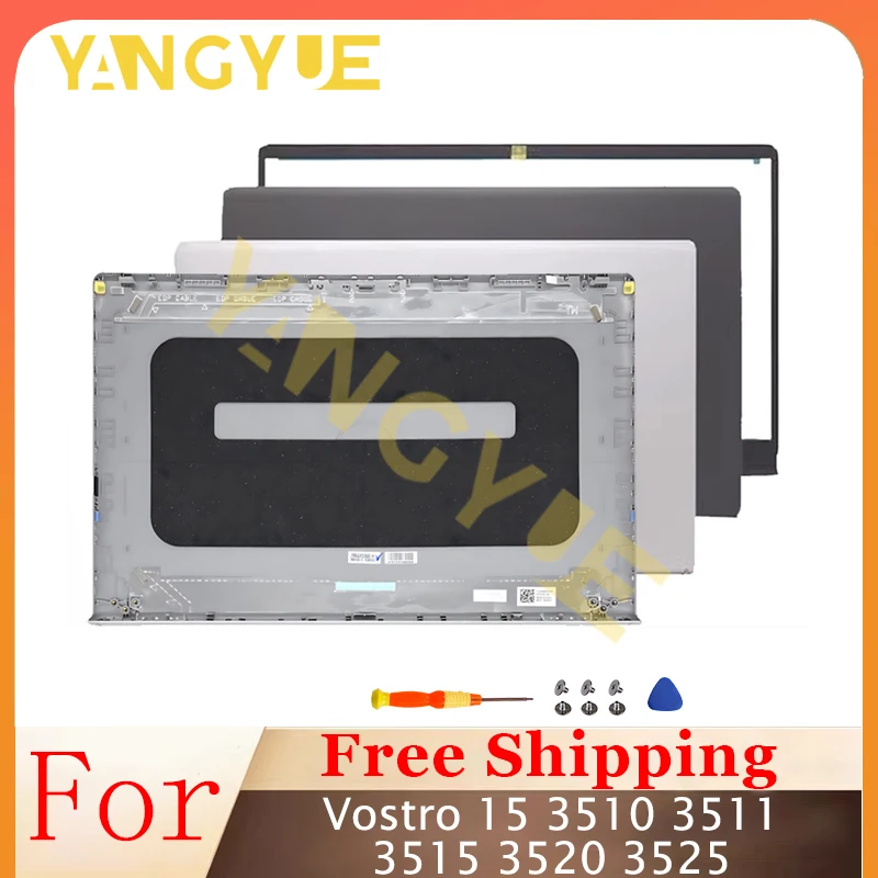 NEW Replace Laptop Case For Vostro 15 3510 3511 3515 3520 3525 0DWRHJ LCD Back Cover Rear Lid TOP case/Front Bezel/Hinges