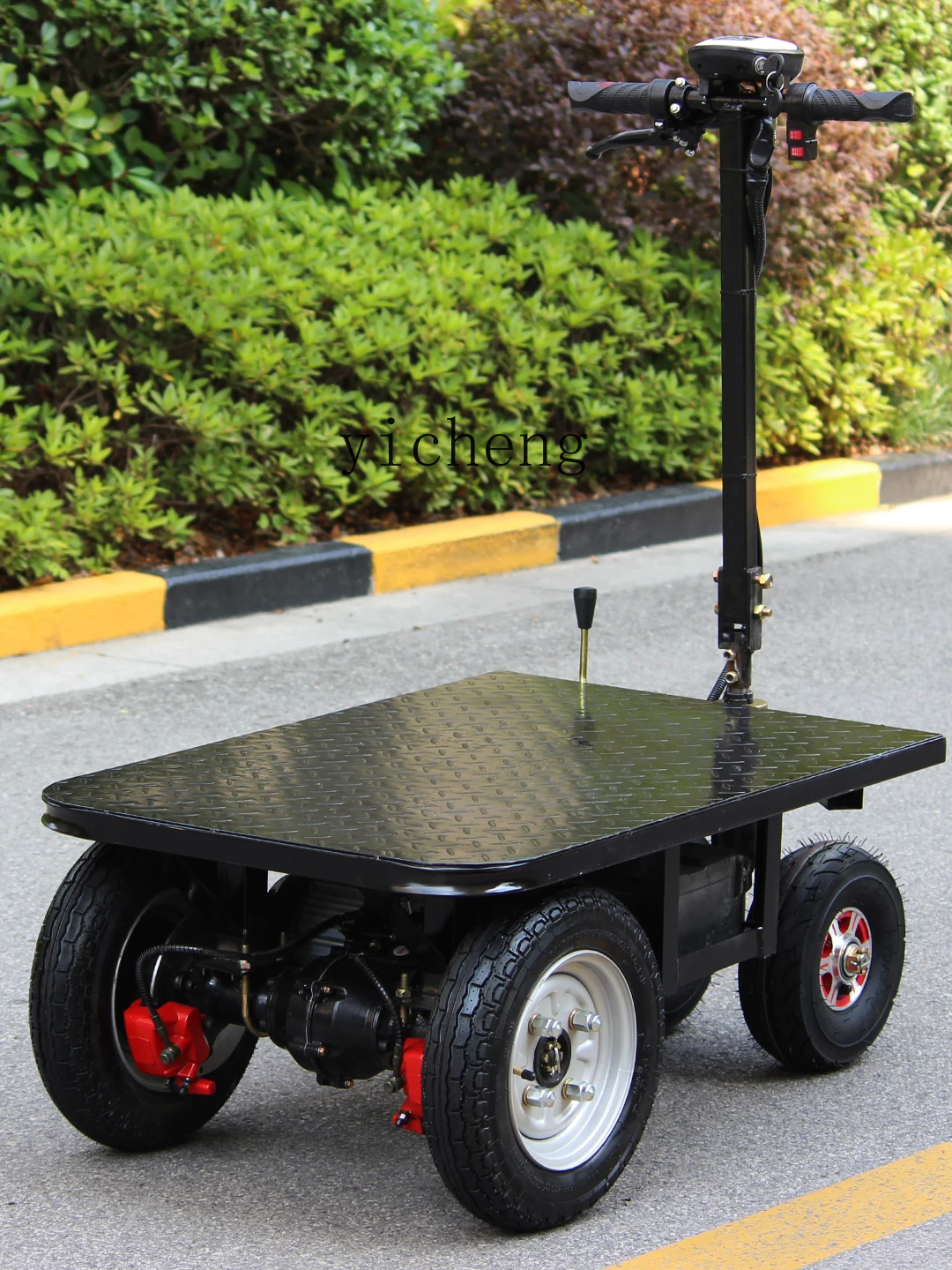 Inverted Donkey Electric Flat Truck Truck Warehouse Cargo Turnover Trolley