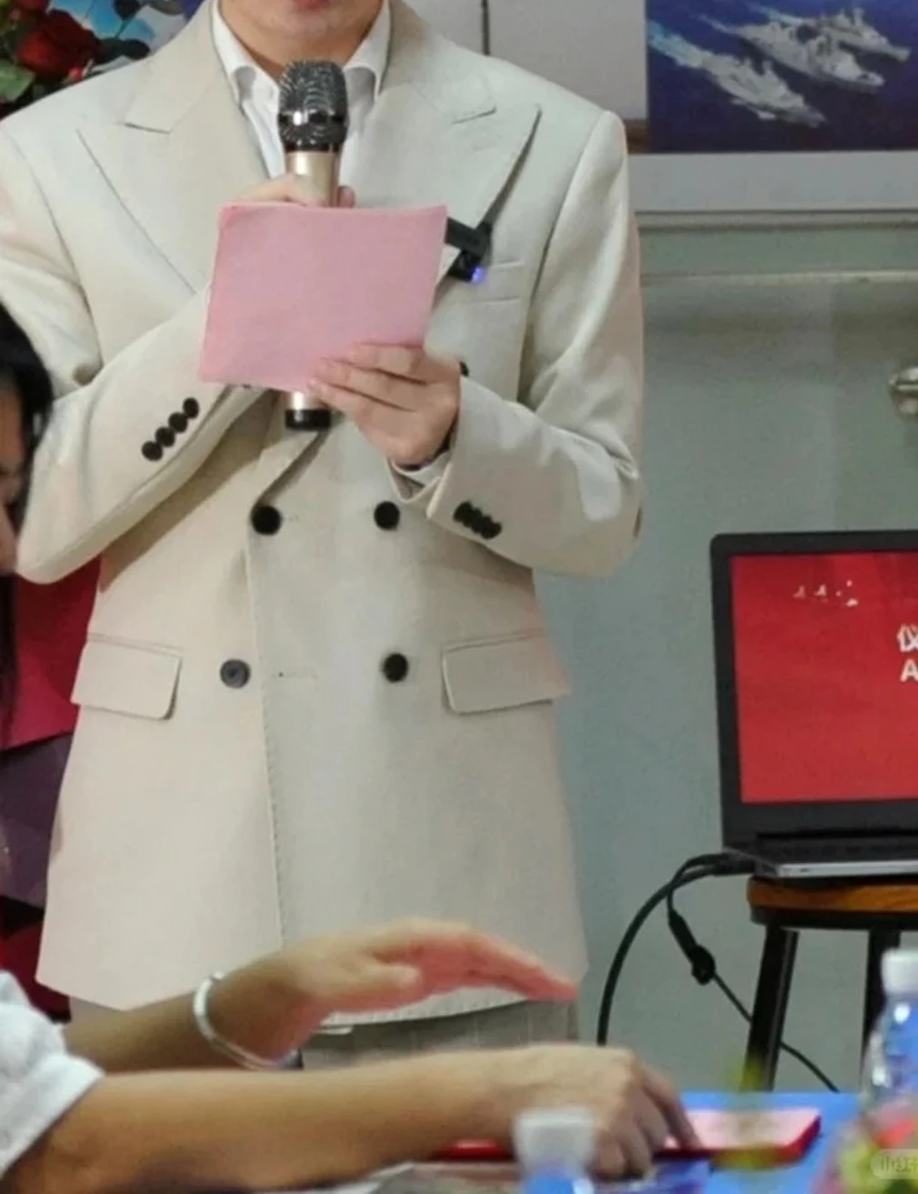 Outono britânico terno masculino casaco de veludo duplo breasted blazer negócios lazer fino ajuste homem jaqueta