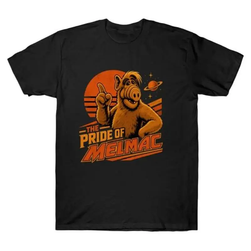 ALF Gordon Shumway Graphic T‑Shirt Unisex 80s Retro Sci‑Fi Comedy Sitcom Melmac Alien Life Form Print Tee Short Sleeve Tops