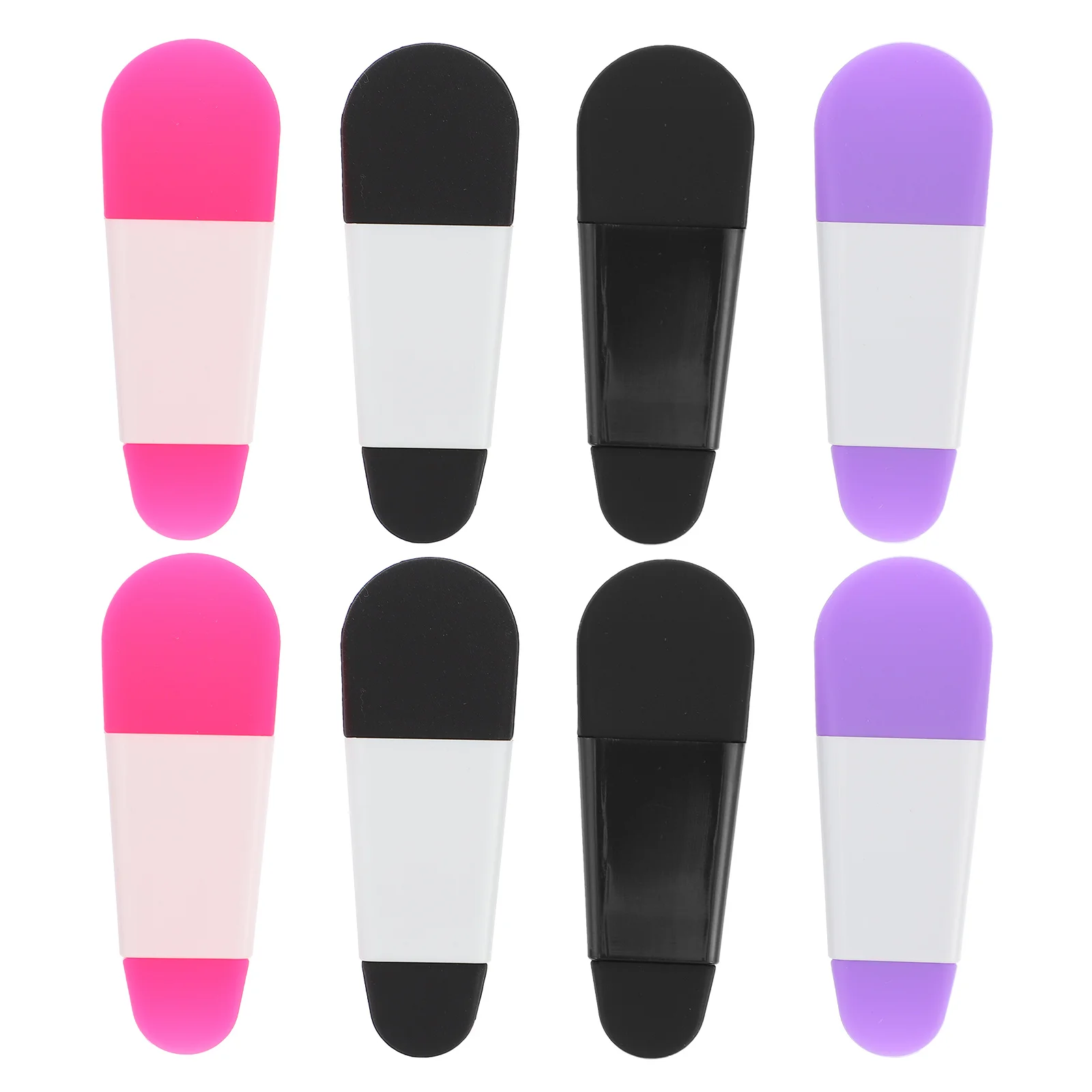 

8pcs Silicone Facial Mask Spoon Mini Cream Applicator For Face Body Skincare Lightweight Spatula Beauty Makeup Tool