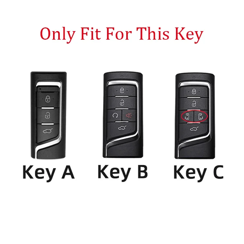 Car Remote Key Case Cover For GAC Trumpchi GS7 GS8 GM8 GS5 GA6 GM6 2015 2016 2017 2018 2019 2020 2021 2022 2023 Accessories