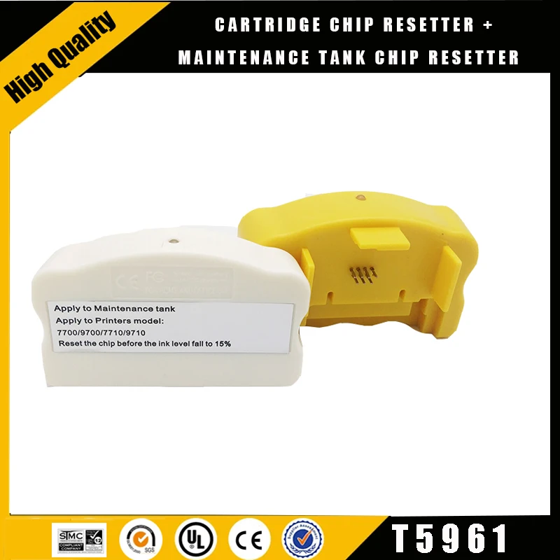 Einkshop 1set Cartridge Chip Resetter Add Maintenance Tank Chip Resetter for Epson 7890 9890 7908 9908 7900 9900 7910 9910