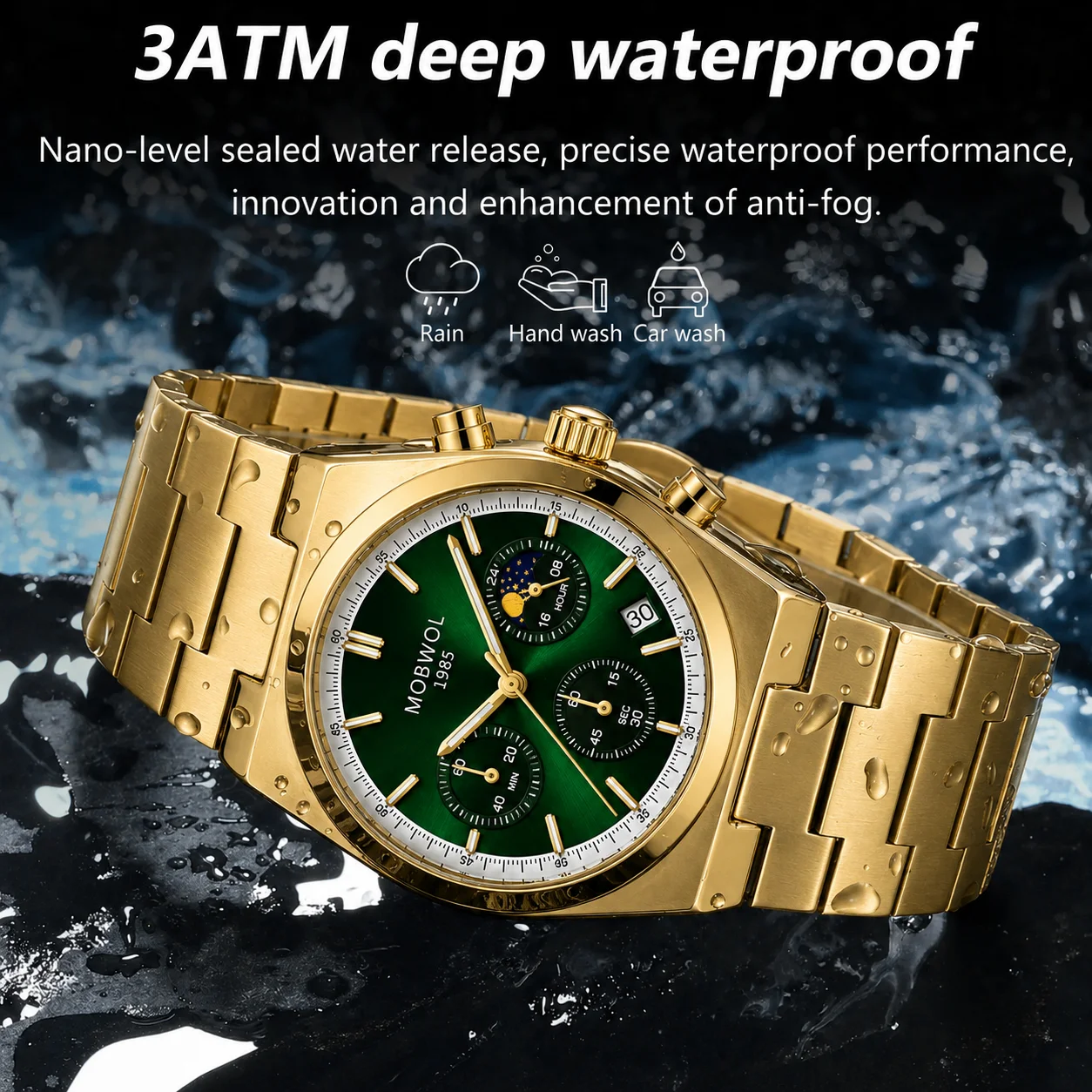 MOBWOL Cronografo da uomo Orol - Smartwatch Casual Watches For Men recensione e prezzo