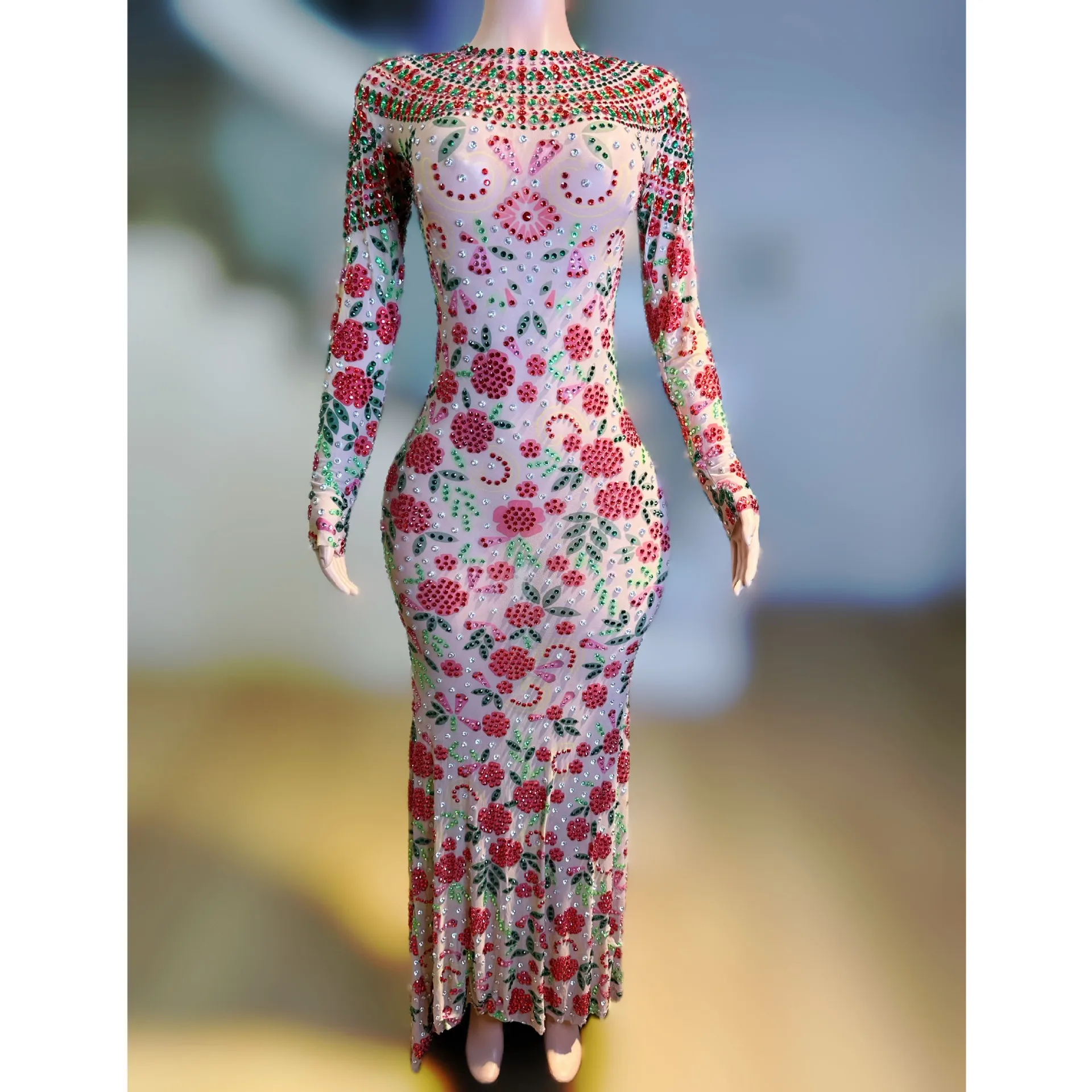 

Diamond New Year's Day Gala Host Performance Clothing Annual Meeting Professional Clothing Adult Model Walk Show Trendy Clothing