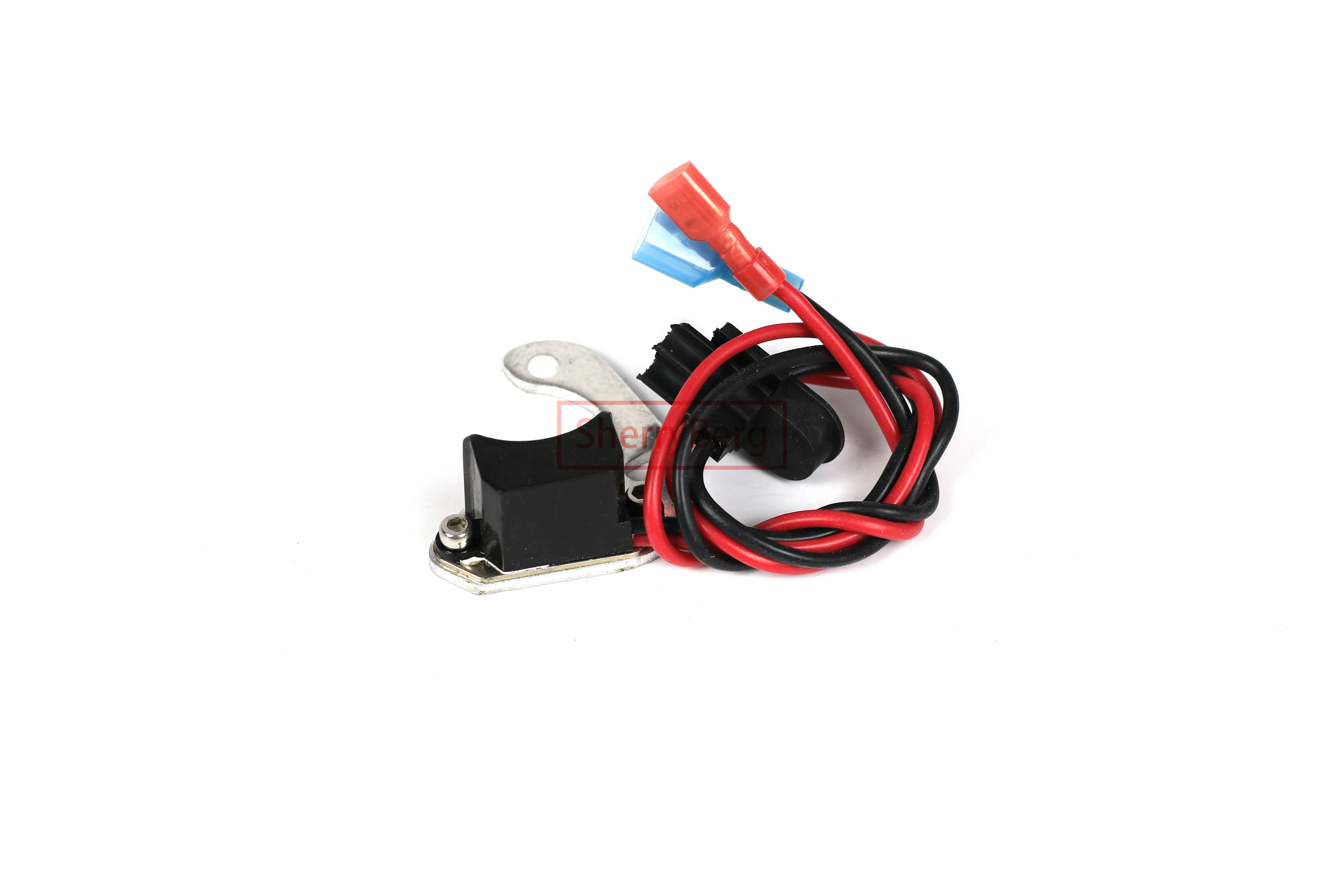 SherryBerg Electronic Ignition Kit FOR Lucas 22D6 23D6 25D6 Distributor with Powermax Red Rotor Arm Electrical Kit
