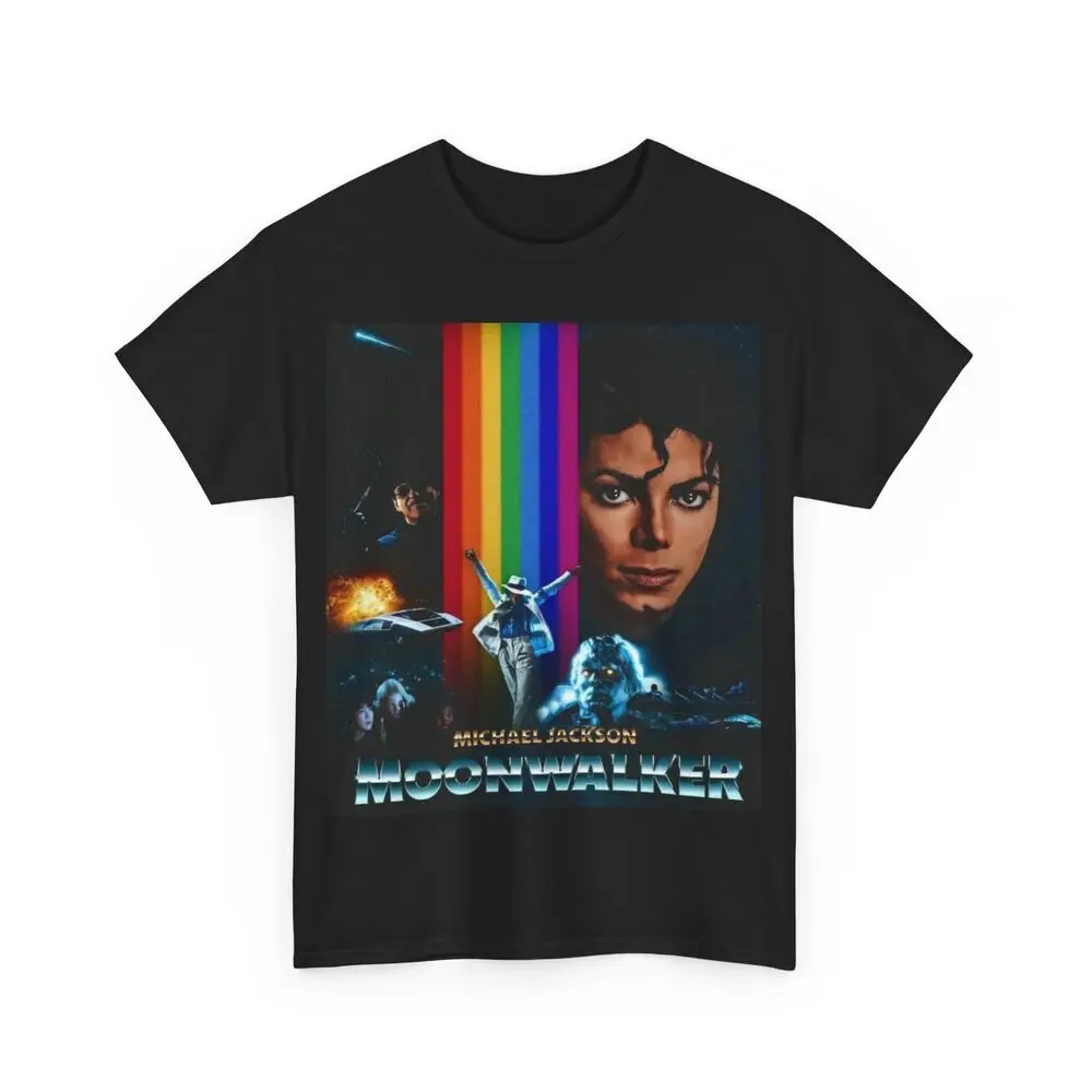 Michael Jackson Moonwalker Movie T Shirt Unisex Heavy Cotton Tee