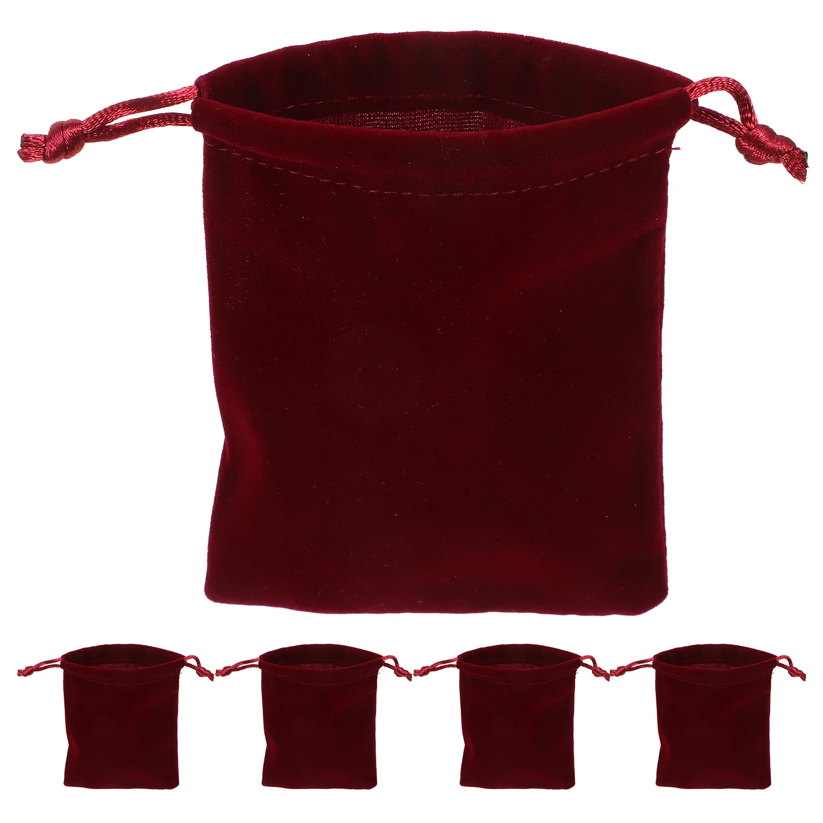 

10 Pcs Velvet Drawstring Bags Gift Pouches Eyelashes Pattern Jewelry Storage Favor Party Wedding C y Sweets Chocolate Beads