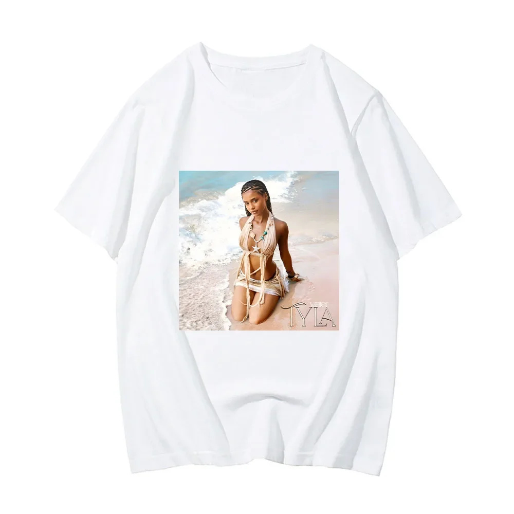 Tyla T-shirt for Summer Printing Cotton Tee-shirt Funko Pop Fashion O-neck Short Sleeve Tshirt Ropa Hombre Comfortable Tees Top