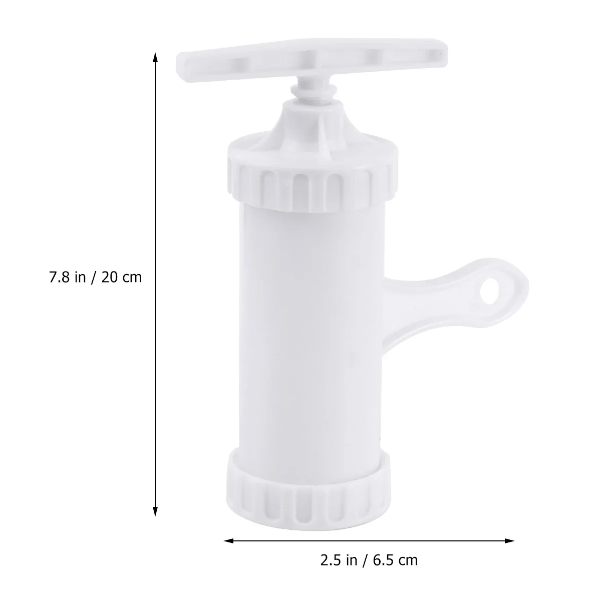 

2Pcs Pasta Extruder Manual Noodle Maker Machine White Mini Sausage Press Home DIY Baking Tools Kitchen Bar Supplies