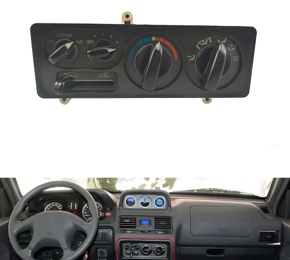 Car AC Air Conditioning Control Panel Switch Air Conditioning Knob Air Conditioning Display For Pajero V31 V33