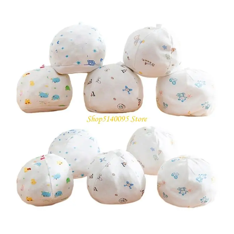 

Dxae 10pcs детская шляпа дышащая хлопковая дизайн.
