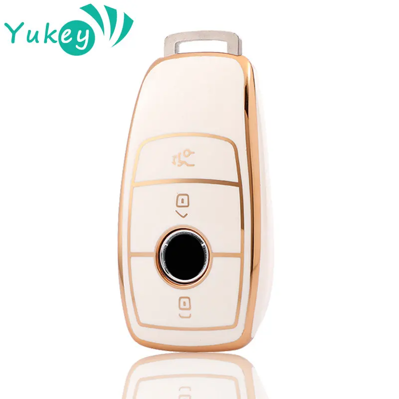 

3 Buttons TPU Remote Car Key Case Key Cover For Mercedes Benz Clk 200 W213 Amg Glc A C E S Class W203 W204 W205 W212 W176 CLA