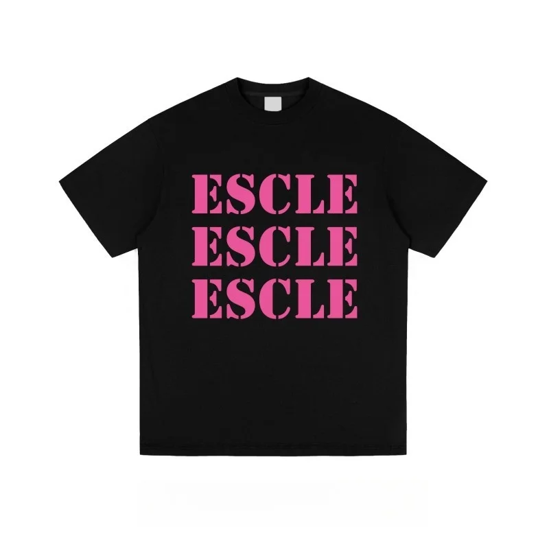 

Creative English Letter Print Pure Cotton Short-sleeved Shirt for Summer Loose and Suitable for Couples Unisex Wholesale
