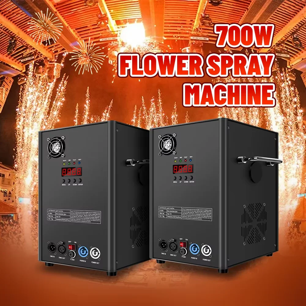 Butoy Mini Electric Fire work Machine 700W DMX512 Control without Ti-powder Cold Sparkler Machine for Weddings and Nightclub