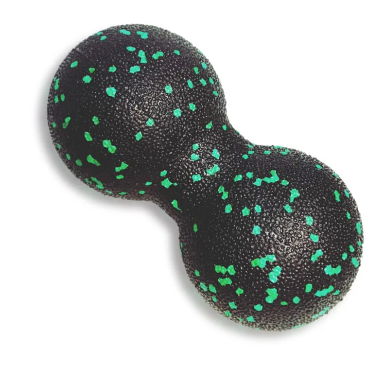 Hochdichter Massageball, Erdnuss-Massageball, doppelter langer Hockeyball, Massagerollerball für die Muskelmassage mit tiefem Gewebe – Detail 14