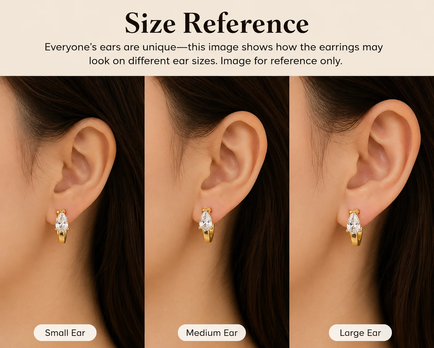 Moonmory Original Design Smaragdschliff CZ Huggie Creolen für Damen, 14K vergoldetes Messing, minimalistischer Ohrring, Schmuck Großhandel – Detail 9