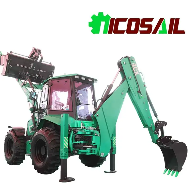 

Ковшовый экскаватор-погрузчик 4-в-1, экскаватор-погрузчик 4X4, передний экскаватор-погрузчик на продажу со скидкой