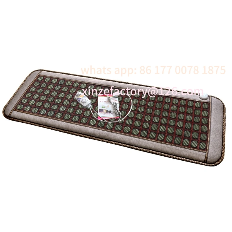 Customizable Heating Jade tourmaline Massage mattress Natural Infrared Mat Sofa Cushion thermal physiotherapy Bed Germanium