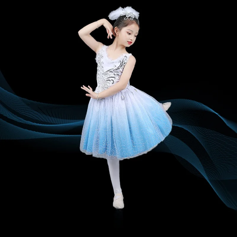 children's-dance-costume-sparkling-sequin-skirt-light-up-the-future-little-kite-ballet-group-dance-performance-outfit