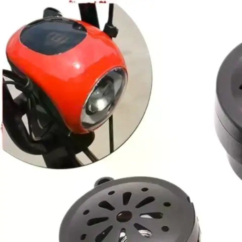 48V 60V 2-Wire E-bike Instrument Horn Lamp, Head Horn with Power Display