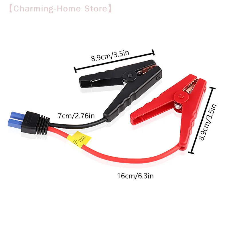 Emergency Battery Jump Cable Clamps, 12V Starting Device, Jump Starter Alligator Clip, EC5 Plug Connector for Car Trucks