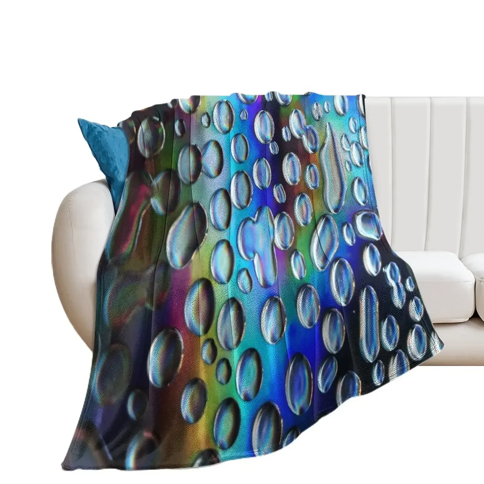 

Black Holo Drips Throw Blanket Beach Extra Large Throw Bed covers Luxury Thicken Blankets